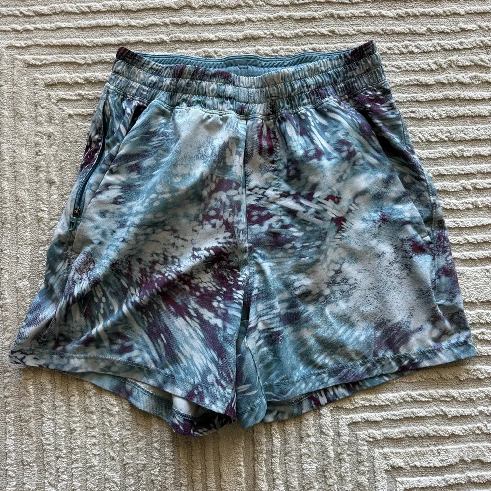 Lululemon Blue and Purple Men's license to train shorts extra small - Picture 2 of 5